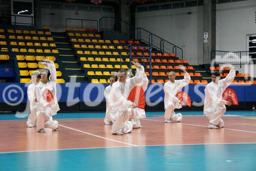 Europäischer Shaolin Wushu Verband präsentiert Shaolin Wushu 30.4.2010 (c) julia fuchs für fotodienst am Bild: Chen Taiji Fächerform