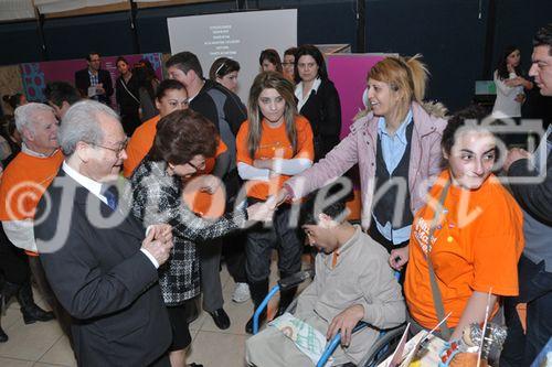 (C)fotodienst/Nataly Thieu: Im Rahmen des European Year of Volunteering (EYV) macht die EYV-Tour 2011 vom 4. bis zum 6. April 2011 Station in Nicosa, Zypern. 