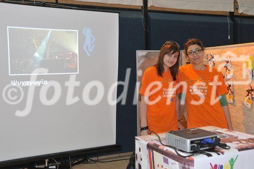 (C)fotodienst/Nataly Thieu: Im Rahmen des European Year of Volunteering (EYV) macht die EYV-Tour 2011 vom 4. bis zum 6. April 2011 Station in Nicosa, Zypern. 