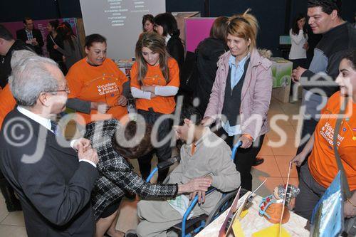 (C)fotodienst/Nataly Thieu: Im Rahmen des European Year of Volunteering (EYV) macht die EYV-Tour 2011 vom 4. bis zum 6. April 2011 Station in Nicosa, Zypern. 