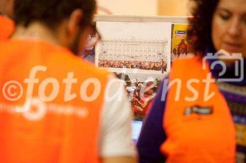 (C)fotodienst/ Alvaro Hurtado: Madrid - 2011 ist das Europäische Jahr der Freiwilligen. Die Promotion-Kampange, die derzeit durch Europa tourt, macht vom 28. Februar bis 6. März Station in Madrid. 