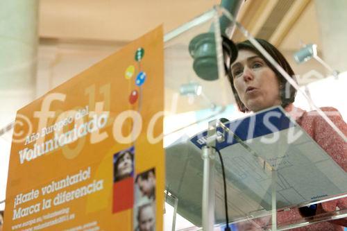 (C)fotodienst/ Alvaro Hurtado: Madrid - 2011 ist das Europäische Jahr der Freiwilligen. Die Promotion-Kampange, die derzeit durch Europa tourt, macht vom 28. Februar bis 6. März Station in Madrid. 