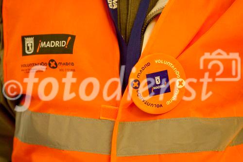 (C)fotodienst/ Alvaro Hurtado: Madrid - 2011 ist das Europäische Jahr der Freiwilligen. Die Promotion-Kampange, die derzeit durch Europa tourt, macht vom 28. Februar bis 6. März Station in Madrid. 