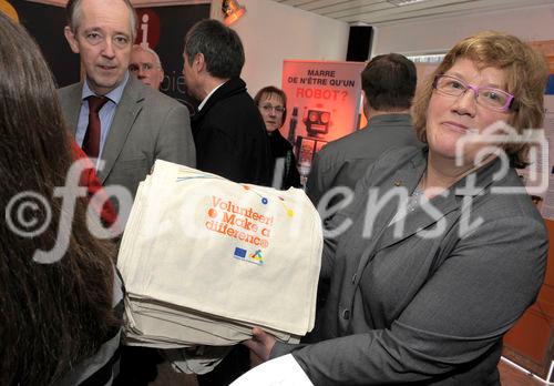 EUROPEAN YEAR OF VOLUNTEERING EYR LUXEMBOURG. Opening of EYV 2011 in Luxembourg. 16 february 2011. Photo/NICOLAS BOUVY