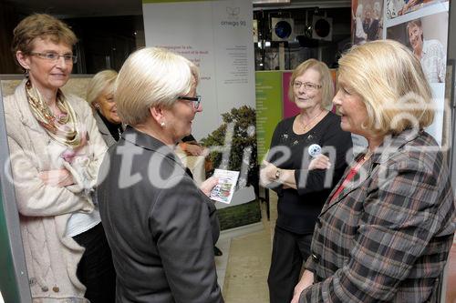 EUROPEAN YEAR OF VOLUNTEERING EYR LUXEMBOURG. Marie Josee Jacobs (2nd L), Luxembourg Family and Integration minister during the Opening of EYV 2011 in Luxembourg. 16 february 2011. Photo/NICOLAS BOUVY