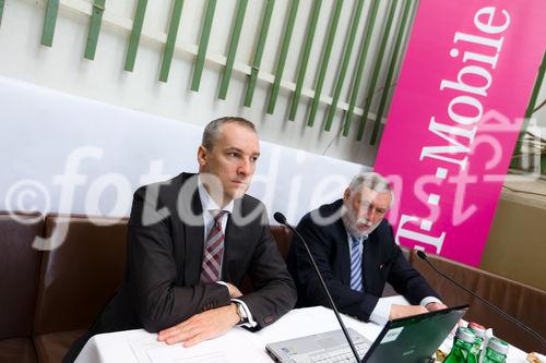 (c) fotodienst / Johannes Brunnbauer | Präsentation des 'T-Mobile Umwelt- und Nachhaltigkeitsfonds' 
Im Bild.vlnr.:
Robert Chvátal und Franz Fischler