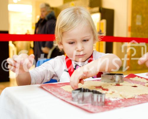  (C) fotodienst.at / Anna Rauchenberger - Wien, am 08.12.2011 - backWERK Im Donauzentrum hatten heute die kleinen Gäste die Möglichkeit, köstliche Kekse in lustigen Formen zu backen.: