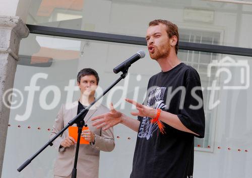 (C) fotodienst/ Daniel Novakovic- Ljubljana, 20.5.2011 - STA marketing; Im Rahmen des European Year of Volunteering (EYV) macht die EYV-Tour 2011 ab 20. Mai Station in Ljubljana, Slovenien.