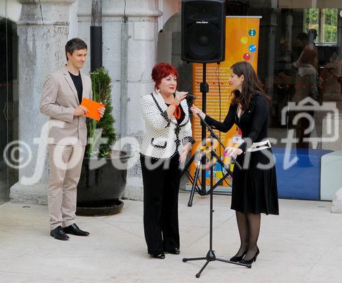 (C) fotodienst/ Daniel Novakovic- Ljubljana, 20.5.2011 - STA marketing; Im Rahmen des European Year of Volunteering (EYV) macht die EYV-Tour 2011 ab 20. Mai Station in Ljubljana, Slovenien. FOTO:  Foto: Ms. Vlasta Nussdorfer, Senior State Prosecutor at Office of the State Prosecutor General of the Republic of Slovenia, president of association called Beli obroÄ Slovenije (White Ring Association Slovenia) and president of Klub z razlogom (Club for a reason)