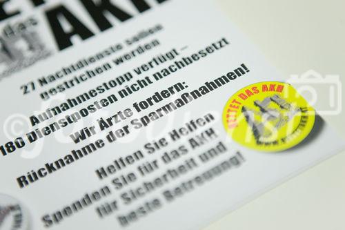  Die Protestaktionen der €rzte am Wiener AKH gehen weiter - Pressekonferenz.(C) fotodienst, Martina Draper