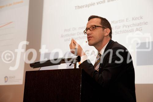 Schweizerische Gesellschaft für Angst und Depression: Therapie von Burnout. Im Bild: Prof. Dr. med. rer. nat. Martin E. Keck