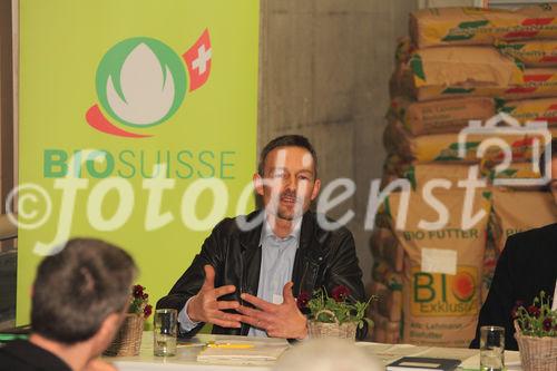 Bio-Suisse-Jahresmedienkonferenz stellt Ergebnisse für 2011 vor. Im Bild: Urs Brändli, Präsident Bio Suisse
