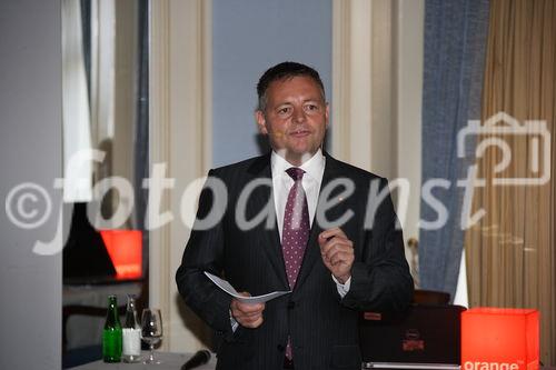 Orange - Medieninformation: Ergebnisse Q1 2012 und Strategie-Update. Im Bild: Thomas Sieber, Chief Executive Officer