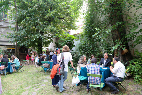  (c) fotodienst/Katharina Schiffl - Wien, am 28.07.2013 - Die biak (bildungsakademie) feiert ihr erstes Jahr mit Studierenden, Lehrenden, Freunden und Partnern aus Wirtschaft und Politik.