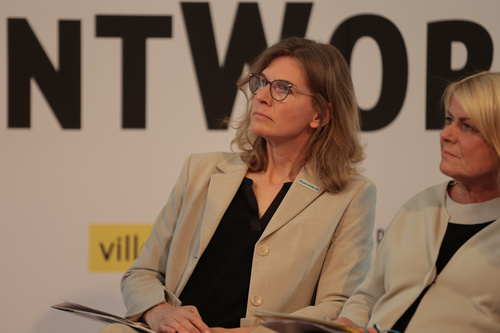 Das Programm der Europäischen Toleranzgespräche 2026 wurde am Donnerstag, 19. März, im Spiegelsaal der Landesregierung in Klagenfurt vorgestellt. Im Bild: Dr. Astrid Körner, Diakonie de La Tour und Vizebürgermeisterin Mag. Gerda Sandriesser, Stadt Villach