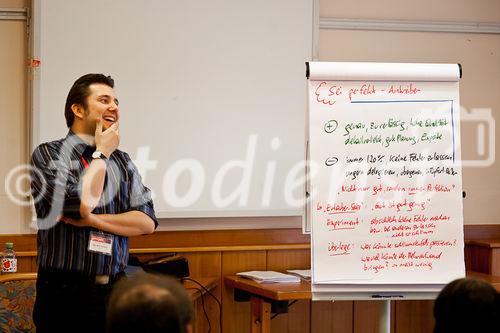 (C) fotodienst / Johannes Hloch
Altlengbach, 25.01.2011.
Bereits zum sechsten Mal findet die Quester-Akademie im Lengbacherhof statt. In einer spannenden Mischung aus Vorträgen, Workshops und Produktschulungen können sich die Quester-Mitarbeiter weiterbilden und untereinander vernetzen.