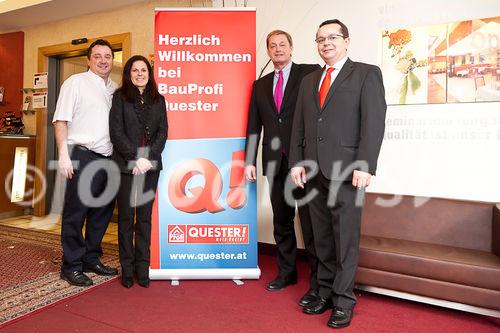 (C) fotodienst / Johannes Hloch
Altlengbach, 25.01.2011.
Bereits zum sechsten Mal findet die Quester-Akademie im Lengbacherhof statt. In einer spannenden Mischung aus Vorträgen, Workshops und Produktschulungen können sich die Quester-Mitarbeiter weiterbilden und untereinander vernetzen.