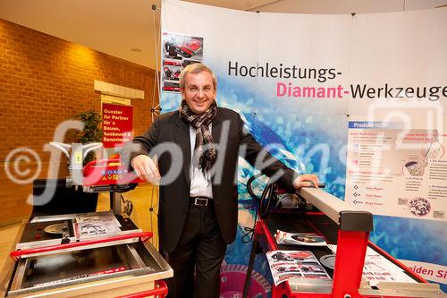 Fa. Profitech Diamant; Die Quester Baustoffhandel GmbH lud ihre Gerwerbekunden zu einer Fliesenschau ins Schloss Hardegg; (C) fotodienst / Johannes Hloch