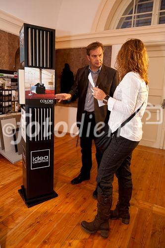 Fa. IDEA ceramica; Die Quester Baustoffhandel GmbH lud ihre Gerwerbekunden zu einer Fliesenschau ins Schloss Hardegg; (C) fotodienst / Johannes Hloch