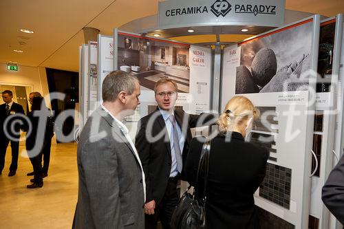 Fa. Ceramika Paradyz; Die Quester Baustoffhandel GmbH lud ihre Gerwerbekunden zu einer Fliesenschau ins Schloss Hardegg; (C) fotodienst / Johannes Hloch