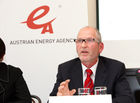 (C) fotodienst/Anna Rauchenberger - Wien, 05.11.2008 - Österreichische Energieagentur: Hohe Energeipreise forcieren Umstieg auf erneuerbare Energien - neue Instrumente für mehr Energieeffizienz erforderlich. FOTO: Dr. Fritz Unterpertinger (GF der Österreichischen Energieagentur)