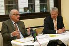 Interim Management wird erstmalig durch die aristid personalberatung in Österreich auf professioneller Basis angeboten; Pressekonferenz, 4.11.2008, Foto: vlnr: Projektverantwortlicher Dkfm. Dr. Oswald Kadlecek, GF Mag. Erwin Schmidt