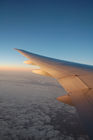 Airplaine, Aviation, Airwings up in the air, technology, wing, sunrise, clouds, 
Flugzeug, Luftverkehr, Technik, Flugzeugbau, Flügel, Horizont, Sonnenaufgang, Wolken