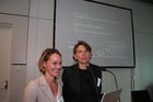 2. Nanoforum 2008, im Wiener Tech Gate, 13.10.2008, Donaucitystr.1, 1220 Wien, Ilka Bickmann (Science2Public), Renate Böning (Zentrum für Weiterbildung)