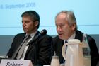 Dr. Bernhard Rohleder, Hauptgeschäftsführer BITKOM;Prof. Dr. August-Wilhelm Scheer, Präsident BITKOM