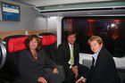 ÖBB, Railjet Rollout, 15.9.2008, Gabriele Lutter ÖBB, Peter Klugar ÖBB, Brigitte Ederer Siemens AG