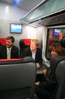 ÖBB, Railjet Rollout, 15.9.2008, Gabriele Lutter ÖBB, Peter Klugar ÖBB, Brigitte Ederer Siemens AG