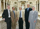 (C) fotodienst/Anna Rauchenberger - Wien, 26.08.2008 - Lexis Nexis. FOTO v.l.:  Univ.-Doz. DDr. Gunter Mayr (Leiter der Abteilung für Einkommens- und Körperschaftssteuer, Bundesministerium für Finanzen), Univ.-Prof. Dr. Christian Nowotny (Vorstand des Instituts für Zivil- und Unternehmensrecht, WU Wien), Univ.-Prof. Dr. Werner Doralt (Vorstand des Instituts für Finanzrecht, Universität Wien), Univ.-Prof. Dr. Gert Iro (Institut für Zivilrecht, Universität Wien), Univ.-Prof. Dr. Ulrich Runggaldier (Vorstand des Institut für österreichisches und europäisches Arbeitsrecht und Sozialrecht, WU Wien)