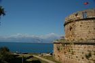 Die alte Burg von Antalya kann viele wilde Geschichten erzählen. 
The old castell of Antalya, Turkish riviera, ocean, coast line, strategic piont, can tell a lot of wild stories