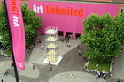 The Art in Basel. Exhibition-Center. Ausstellungs- und Messegelände 