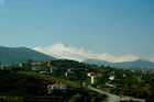 Sicht auf das Skigebiet in Kayseri und den dritthöschsten Berg in der Türkei, dem Vulkan Erciyes (3917 m). panoramic view on the skiing-area of the vulcano mountain Erciyes (3917 m) in Kayseri