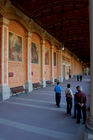 Das historische Wandgemälde am Casino von Baden-Baden. The historic wall painting at Baden-Baden's Casino