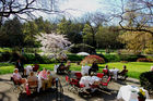 Restaurant-Parkt-Terasse im Brenner’s Park Hotel & Spa, Baden-Baden, Baden Württemberg, Germany/Deutschland. Erholung, Urlaub, Gesundheit, Wellness-Ferien und medizinische Behandlungen oder Schönheitschirurgie vom Feinsten.Haubenküche, Gastronomie, Hotelerie, Hotel, Luxus, Leading Hotels of the world, Wellness Star, Grand-Hotel, Aristokratie, Jet-Set, Kaiserin, Könige, Gesundheit, Fitness, Spa, Therapien, Ärzte, Praxis, Golf-Hotel, Golfplätze, Chauffeur, Butler, Architektur, Interieur, 

Brenner’s Park Hotel & Spa Restaurant Veranda, Baden-Baden, Baden Württemberg, Germany - Spa-Entrance with Brenner's own brand 