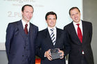 (c) fotodienst/Dan Carabas - Wien 03.07.08 - Shareholder Value Award - FOTO: v.li.: Stephan Klasmann (Chefredakteur Format), Michael Wolfram (Semperit), Univ. Doz. Dr. Werner Hoffmann (Contrast Management Consulting)