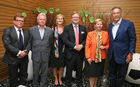 (C) fotodienst/Anna Rauchenberger - Wien, 23.06.2008 - Pressekonferenz zu den Österreichischen Medientagen und der Medienmesse, die im September stattfinden werden. FOTO v.l.: Dr. Claus Hofer (Geschäftsführer des ZIT, Zentrum für Innovation und Technologie), Mag. Michael Himmer (Organisator der Österreichischen Medientage), Petra Reifeltshammer (Leiterin der Medienmesse), Oliver Voigt (Verlagsgruppe NEWS), KR Brigitte Jank (Präsidentin der Wirtschaftskammer Wien), Hans-Jörgen Manstein (Manstein Verlag)