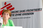 (C) fotodienst.at / Anna Rauchenberger - Wien, am 17.05.2011 - Die größte medizinische Hilfsorganisation, Ärzte ohne Grenzen/Médecins Sans Frontières (MSF), ist 40 Jahre alt und hält Rückschau über das vergangene Jahr und die Einsätze der vergangenen Jahrzehnte. Im Rahmen einer Pressekonferenz wurde der Jahresbericht 2010 präsentiert. FOTO: Renate Domes, OP-Schwester, Ärzte ohne Grenzen Österreich