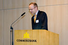 Die Berliner Wirtschaftsgespräche e.V. luden zur Diskussion in die Commerzbank Berlin ein. Foto:  Oliver Kessel (Regionalfilialleiter Berlin Commerzbank AG). (C)Fotodienst/Jan-Paul Kupser