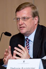 Die Berliner Wirtschaftsgespräche e.V. luden zur Diskussion in die Commerzbank Berlin ein. Foto:  Dr. Hans Reckers (Mitglied des Vorstands, Deutsche Bundesbank, Frankfurt). (C)Fotodienst/Jan-Paul Kupser