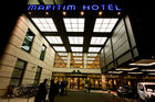 Der Veranstaltungsort der 30jährigen Jubiläumsfeier des Deutschen Franchise-Verbands: das Maritim-Hotel Berlin. (C)Fotodienst/Jan-Paul Kupser