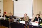 (c) fotodienst/Dan Carabas - Wien 14.05.08 - Hochdruck. Achtung Nebenwirkungen! - Foto v.l.: Univ. Prof. Dr. Anita Rieder, Univ. Prof. Dr. Bruno Watschinger, Univ. Prof. Dr. Jörg Slany, OA Univ. Prof. Dr. Heidemarie Pilz 