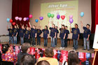 (C) fotodienst/Anna Rauchenberger - Wien, 09.05.2008 - Bundesministerium für europäische und internationale Angelegenheiten: Launch-Veranstaltung zu Alter Ego ? Europäischer Kunstwettbewerb für Jugendliche. FOTO: Beitrag von Schülern als Vertreter verschiedener Wiener Schulen, in denen europäische Sprachen unterrichtet werden 