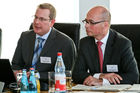 Merten Pollok (Diplom-Kaufmann, Wirtschaftsprüfer und Steuerberater, ifb Treuhand AG Wirtschaftsprüfungsgesellschaft, Köln) und Frank Ingerfurth (Diplom-Kaufmann, Frank Ingerfurth Unternehmensberatung GmbH & Co. KG, Wörthsee). (C)Fotodienst/Jan-Paul Kupser