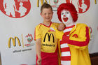 McDonalds Escorte Bundesländer Tour zur Euro 2008 mit Martin Hiden in McDonalds Filale Klagenfurt

Foto: Johannes Puch / Fotodienst
