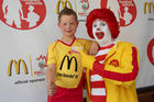 McDonalds Escorte Bundesländer Tour zur Euro 2008 mit Martin Hiden in McDonalds Filale Klagenfurt

Foto: Johannes Puch / Fotodienst
