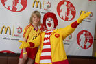 McDonalds Escorte Bundesländer Tour zur Euro 2008 mit Martin Hiden in McDonalds Filale KlagenfurtFoto: Johannes Puch / Fotodienst