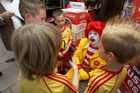 McDonalds Escorte Bundesländer Tour zur Euro 2008 mit Martin Hiden in McDonalds Filale KlagenfurtFoto: Johannes Puch / Fotodienst